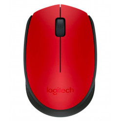 Беспроводная мышь Logitech M171 Red, оптическая для ноутбуков, наноприемник, красная, для розничной торговли